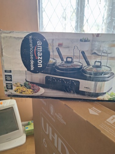 Slow cooker triple - cooker,