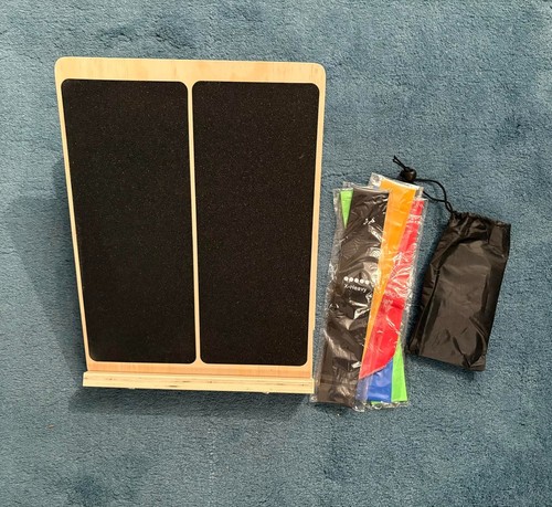 Wooden slant board - 2-in-1, &