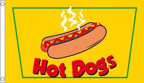 Hot dogs flag 3 - hot, fast