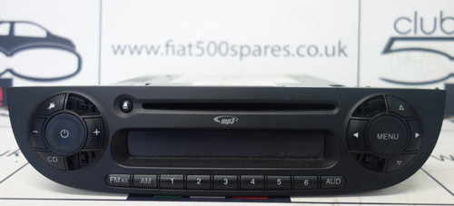 Fiat 500 black - black, cd