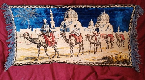 Vintage camel tapestry - camel, rug