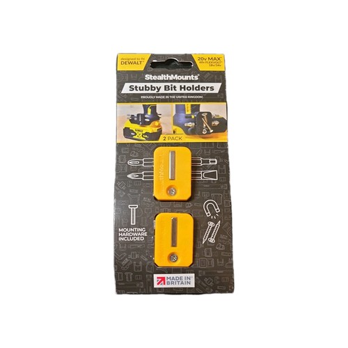 Yellow stubby magnetic bit - yellow,