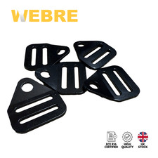 5x Adjustable Anchor Plate Fixing Point For Seat Belt Webbing