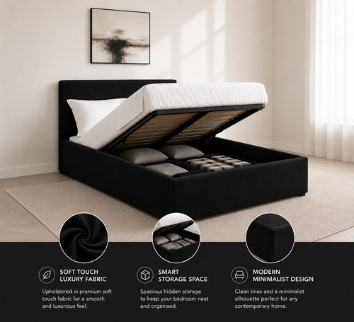 Ottoman storage gas - ottoman, lift