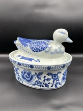 Vintage Blue And White Ceramic