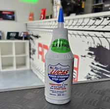 Additivo Power Steering Stop Leak Lucas Oil Blocca Perdite per Servosterzo 355ml