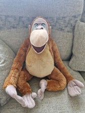 Disney King Louie Jungle Book Orangutan Large Soft Plush Toy 24” . Large. Rare. 