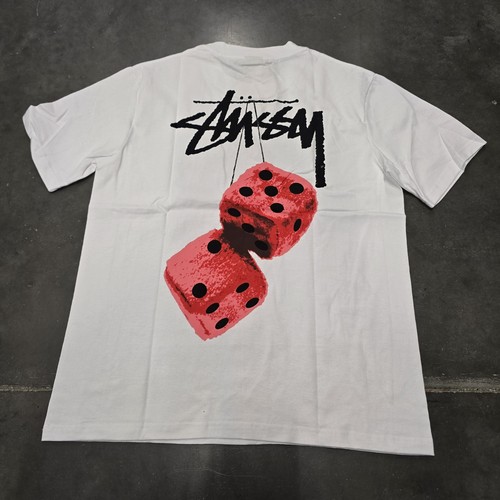 Stussy fuzzy dice - dice, white