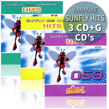 Sunfly Karaoke Hits Triple CDG