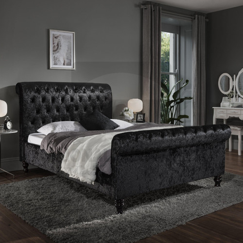 Sleigh ottoman storage - sleigh,