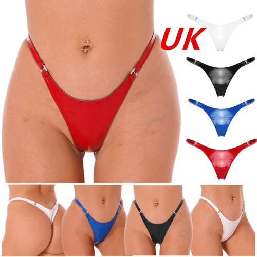 Womens sexy wetlook pvc - sexy,