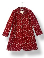 Avoca Red Floral Coat Size 3