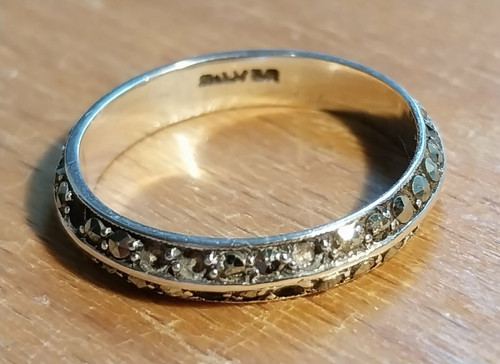 Vintage silver eternity - eternity, band