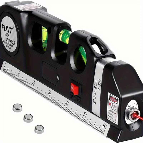 Spirit level with laser - level,