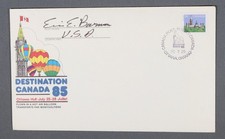 MayfairStamps Canada 1985 Flown in Hot Air Balloon Destination Canada Cover aau_