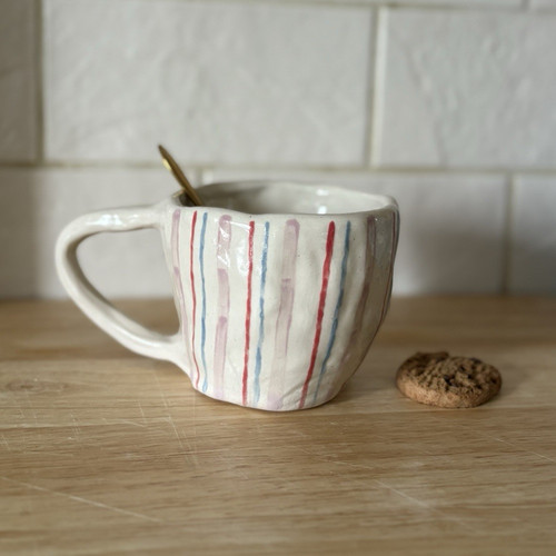 Handmade ceramic coffee mug - ceramic,