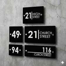 Personalised House Sign Door