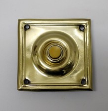 Antique Brass 3" Square Front