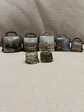 Antique Swiss & Austrian Hand Painted Cow Bells – Alpine Souvenir Bells