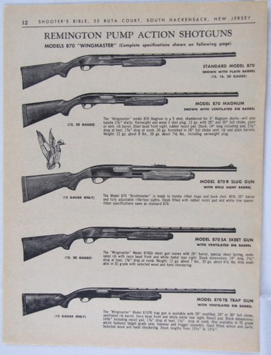 Vintage 1965 remington 870 - remington,