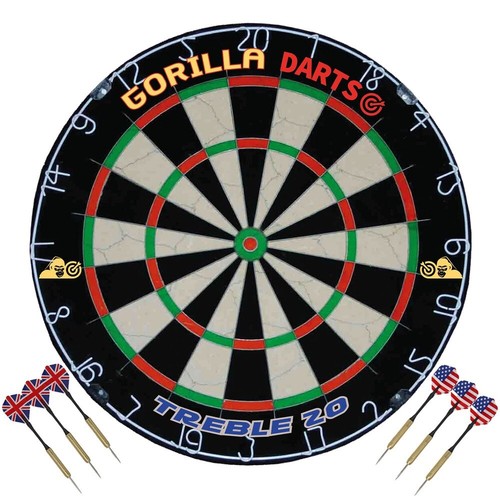 Dartboard gorilla darts treble - dartboard,