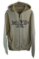 JAck Wills Mens Cream Zip Up
