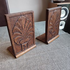 Antique Vintage Carved Oak