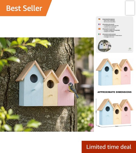 Set wooden bird nesting - of,