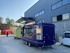Luxury Purple Food Truck Trailer | Mobile Catering Coffee Snack Van