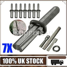 7x Plug Wedges And Feather