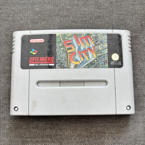 Sim city snes - city, nintendo