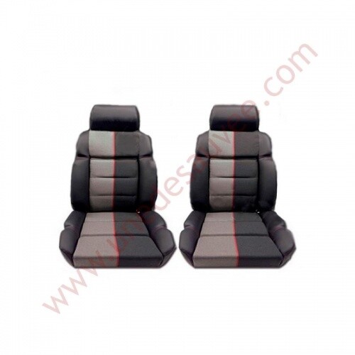 Semi leather seat covers - leather,