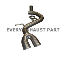 VW Golf 2.0 GTi Mk5 Rear Muffler Silencer Pipe T304 Stainless Steel