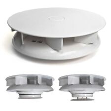 Wind Driven Vent WHITE Roof Low Profile Rotary Van Dog Pet Horse Air Rotary