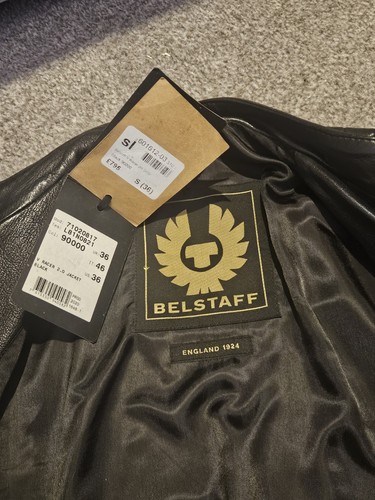 Belstaff raceway black - raceway, leather