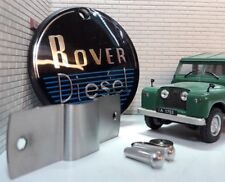 Diesel 2 Litre Engine Front Grill Panel Badge Land Rover Series 1 2 & Fittings