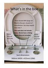 Toilet seat designed to fit
