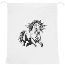 'Horse Running ' Laundry / Washing / Storage Bag (LB00028576)