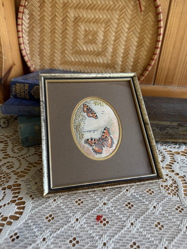 Vintage embroidered art - vintage,