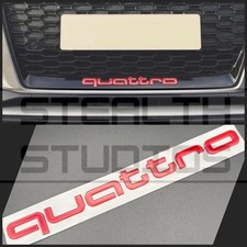 Fits Quattro Red Matte Grille