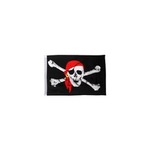 1Pc Large Skull Crossbones Pirate Flag Jolly Roger Hanging With Grommet NO Pole