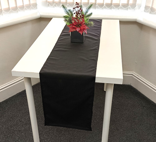 Plain poly cotton table - cotton,