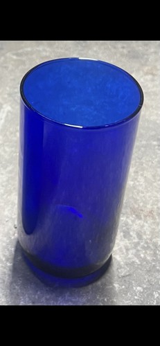 Ikea 1990 blue glass - blue,