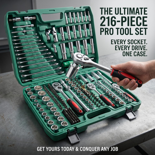 216pcs 3 8 socket - , 1/2"