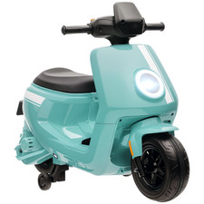 AIYAPLAY 6V Kids Electric Motorbike with Headlights, Music, Green