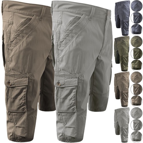 Mens stretch cargo - stretch, shorts