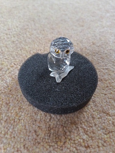 Swarovski crystal owl figurine - owl,