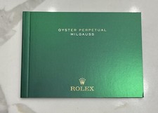 Authentic New Style Rolex MILGAUSS Booklet Manual Set 116400gv 116400 English