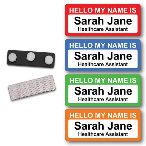 Hello name badge smn - my,