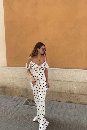 Rat and boa polka dress - rat,